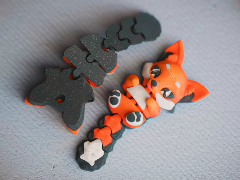 Porte-clés 3D Imprimés Flexibles - Modèle Prêt